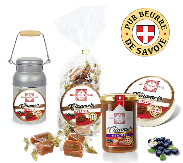 Caramel myrtille beurre savoie